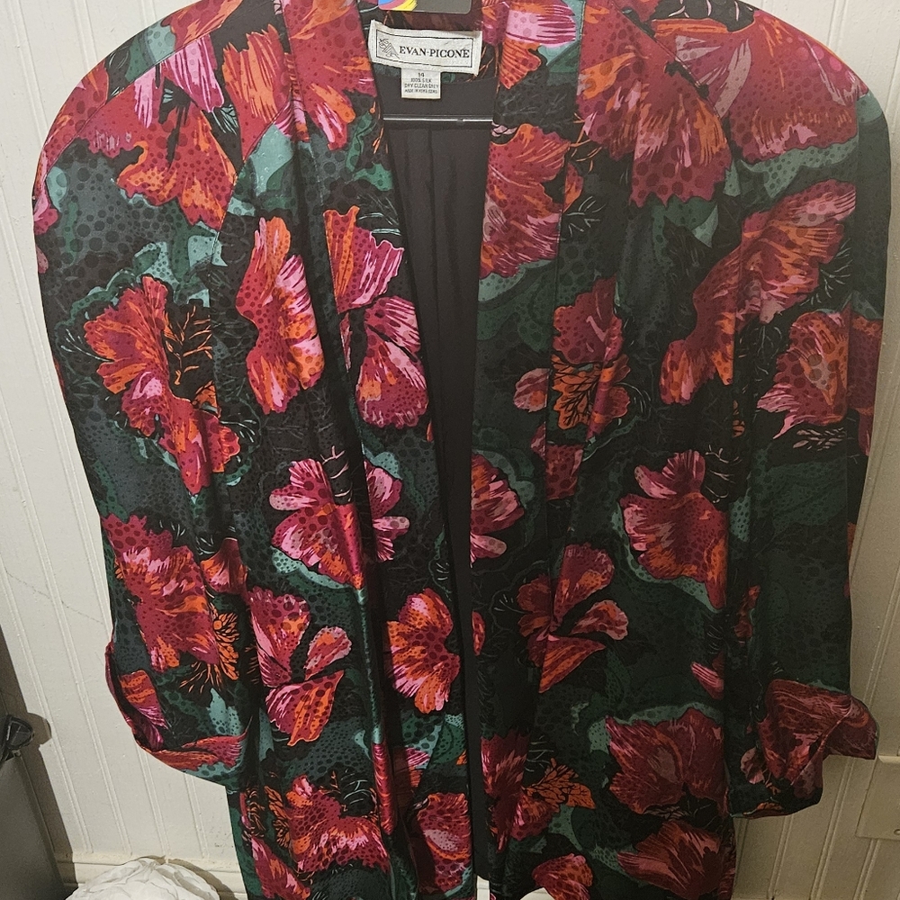 Vibrant Floral Women's Jacket